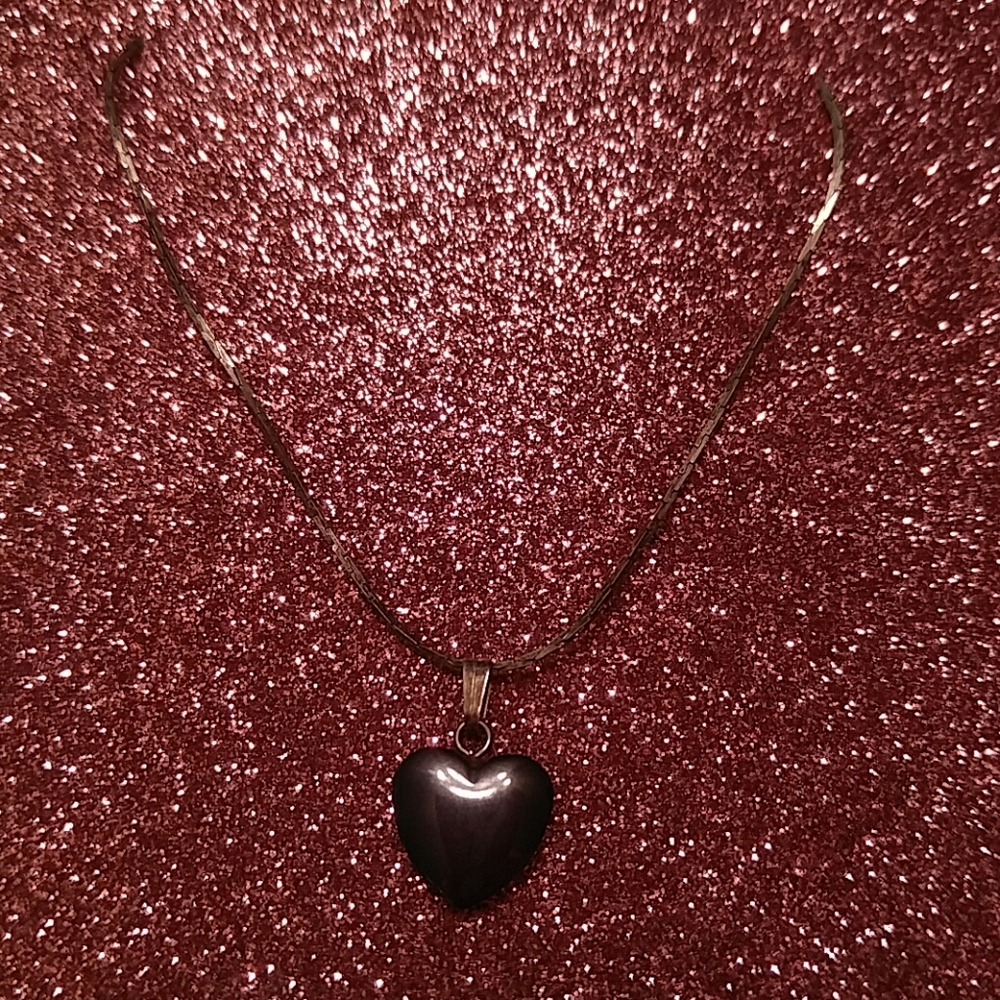 Beautiful dark grey ❤ necklace